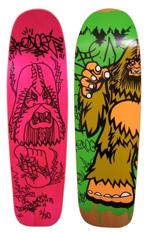 New item in store:  custom art skateboard deck
