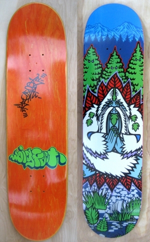 BIgfoot "Winter Buddha" Skate deck...... december 11th 2009