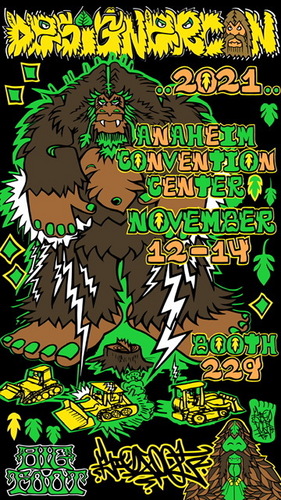 Bigfoot at Designercon November 12-14, 2021