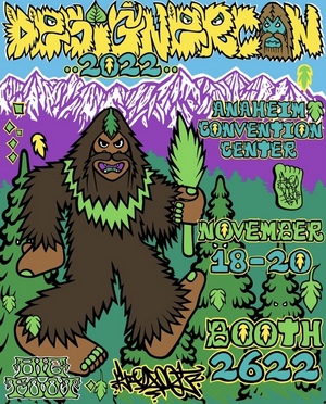 Bigfoot at Designercon November 18-20  2022
