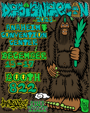 Bigfoot at Designercon December 15-17 2023